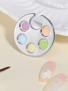 1件装美甲调色盘假指甲贴片调色盘凝胶指甲油展示架美甲工具美甲用品美甲工具适用于按压式指甲 - 彩色 - 查看 2