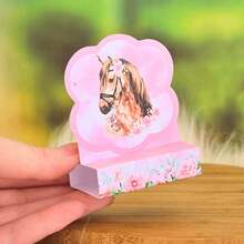 20 Porta Bis duplo - CAVALO ROSA menina Haras Conwtry Cowgirl - Lembrancinha de festa infantil - PEGUE E MONTE - Multicolorido - Visão 10