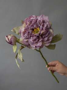1pc High Quality Vintage Peony Artificial Flower, Home Decor Ornament, Wedding Aisle Flower - Multicolor - View 12