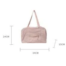 Sac à main léger en nylon de grande capacité, sac bandoulière imperméable, sac fourre-tout pour femme, idéal comme cadeau pour les femmes soucieuses de leur style, de haute qualité et d'un bon rapport qualité-prix, pour un usage quotidien et les voyages. - Bleu azur - Voir 3