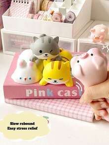 Cute Cartoon Mouse Pad & Arm Support For Office, Keyboard & Desk Use - Multicolor - View 5