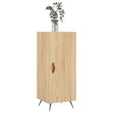 Buffet vidaXL Chêne Sonoma 34,5 x 34 x 90 cm Matériau à base de bois - Multicolore - Voir 3