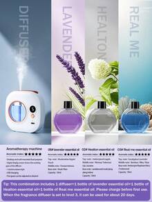 USB Full-Automatic Spray Aromatherapy Machine, Wall Mounted Household Aromatic Essential Oil Diffuser, With Cold Fog And Digital Display, Small Electric Air Freshener, Hotel Perfume Spray, Aromatherapy Spray, White/Rechargeable/5 Working Modes, Lasting And Fresh Air, Very Suitable For Cars, Bedrooms, Offices, Rooms, Toilets - Multicolor - View 20