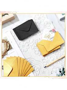 20 chiếc, phong bì đựng thẻ thành viên mini, bao đựng thẻ quà tặng thời trang, phong bì nhỏ màu ngọc trai cho ngày lễ, thiệp mời dự tiệc, phong bì chúc phúc viết tay ngày lễ tình nhân, thiệp mời dự tiệc cưới, đính hôn và sinh nhật. - Nhiều màu - Xem 3