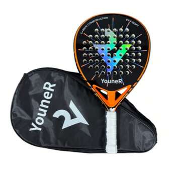 Youner Padel Racket, Carbon Fiber ,EVA Soft,Perfect Gift For Valentine's Day, Christmas And New Year