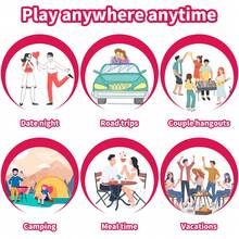 50pcs Couple Relationship Deepening Question Cards, Interactive Game Props For Night - Multicolor - View 4