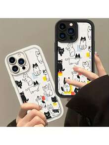 Estuche de TPU hermoso, resistente a los impactos con cobertura completa de la lente para for  16 Plus - Multicolor - Ver 7
