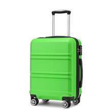 20 24 28 32 Inch Suitcase ABS PC Hard Shell Luggage Carry On Cabin Check In XL Extra Large Lightweight Spinner Wheels TSA Lock 3 Piece Set Travel - Green - View 15