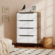HOMCOM Bedroom Armoires - Madera Natural - Xem 3