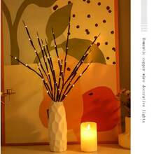 1PC 20LED Branch Lights, Fairy Lights With Warm White, Battery Operated(Excl), Indoor Decor For Bedroom Living Room And Ramadan - Tree Branch Lights - View 5