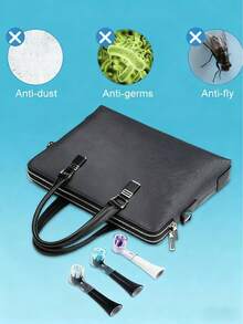 电动牙刷头保护套 - 便携式牙刷头保护套，兼容IO牙刷头，易于更换，防尘，带透气孔，方便居家和户外旅行 - 必备旅行配件，圣诞家居装饰，个性化礼物，送给女士/男士的最佳圣诞礼物