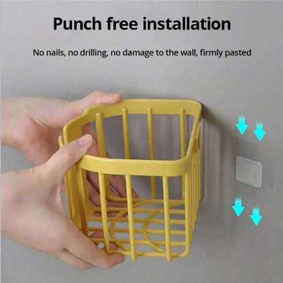 2 Pcs No-Drill Wall-Mounted Toilet Paper Holder With Storage Shelf, Multifunctional Organizer For Bathroom & Bedroom, Strong Adhesive Installation No Wall Damage, Durable PP Material & Sleek Design, Space-Saving Solution Holds Toilet Rolls/Facial Tissues/Small Toiletries, Easy To Install Without Tools, Essential Home Storage Accessory For Daily Organization