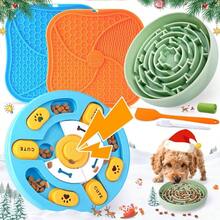 - Rounded Dog Enrichment Toys Set U2013 Keeps Dogs Busy With Mental Stimulation Slow Feeding, Includes Dog Lick, Puzzle Slow Feeder Bowl Boredom - 最初的 - 查看 1