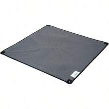 ASCoolaroo On The Go Funda de Repuesto para Cama elevada portatil para Viajes y Camping Plegable para Almacenamiento King Color Gris Acero - 30,0" de largo x 30,0" de ancho x 8,0" de grosor - Ver 1
