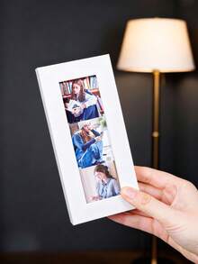 2x6 Inch Multifunctional Photo Frame Stand, Tabletop Picture Display Holder For Bedroom Nightstand, Office Desk, Living Room - Multicolor - View 7