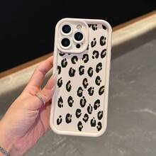La carcasa del teléfono anti - caída simple y de moda está hecha de material tpu con estampado animal y está disponible para iPhone 17, 16, 15, 14, 13, 12, 11 Pro / air / xR / XS y samsungs25 / S24 / S23 / S22 / Fe / plus, que ofrece protección de amortiguación. Regalos para amigos y San valentín. - Marrón - Ver 5