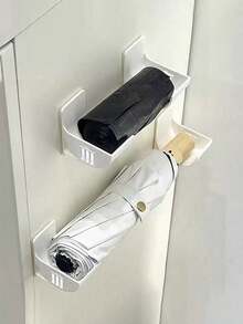 Adjustable No-Hole Trash Bag Holder, Kitchen Storage Rack For Garbage Bags, Cling Wrap, Umbrellas, Rolling Pins, Can Also Be Used As Cling Wrap Rack, Kitchen Organizer, Sink Organizer, Cabinet Organizer, Kitchen Tool Holder, Kitchen Storage Container, Mother's Day Gift, Gift For Mom