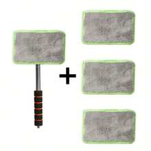 1pc Microfiber Windshield Cleaning Cloth - Ultra Fine Fiber Car Glass Cleaning Brush - Detachable Handle, Car Windshield Squeegee, Interior Accessories, Car Cleaning Kit, Car Glass Cleaner, Windshield Cleaner, Auto Accessories - One Size - View 21