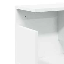 Mobiletto a muro vidaXL 80x20x30 cm, colore bianco, in materiale a base di legno. - Multicolore - Visualizzare 7