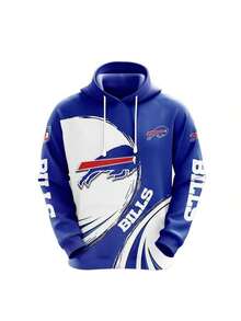 Bu-Ffalo Bi-Lls  Football Team Sport Hoodie Tracksuit - Image 2Team Hoodie Set - Men's And Women's Hoodie Set - Phong cách - Xem 3