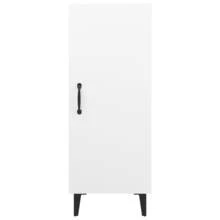 Buffet vidaXL Blanc 34,5 x 34 x 90 cm Matériau à base de bois - Multicolore - Voir 6