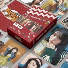55张K-Pop/Baby Monster/Aespa/Twice/Idle小卡套装，包含雨琦、小娟、舒华、美延、Dirty Work、Bomb、Idle、We Are、2ND、I Feel、I Sway等歌曲小卡，高品质收藏，可收纳于卡包、钱包、背包或作为装饰品，是馈赠亲友和节日礼物的理想之选。 - 彩色 - 查看 26