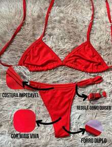 Women's Bikini With Tan Lines, Thong Style, Triangle Top, Summer Style ...