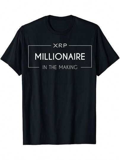 Women-Shirt Tshirt XRP Millionaire Merch Cryptocurrency Crypto Merchandise-Shirt