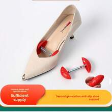 1 Cặp dụng cụ nới rộng giày mini, Bộ mở rộng chiều rộng có thể điều chỉnh, Giá đỡ giày bằng nhựa di động - Đỏ - Xem 7