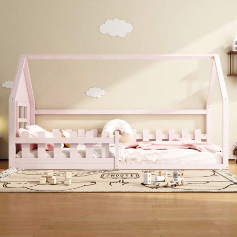 Bed Frames - Pink - View 1