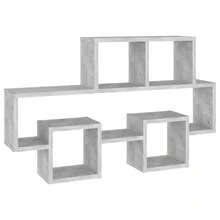 Mensola da parete vidaXL a forma di auto, grigio cemento, materiale a base di legno - Multicolore - Visualizzare 9