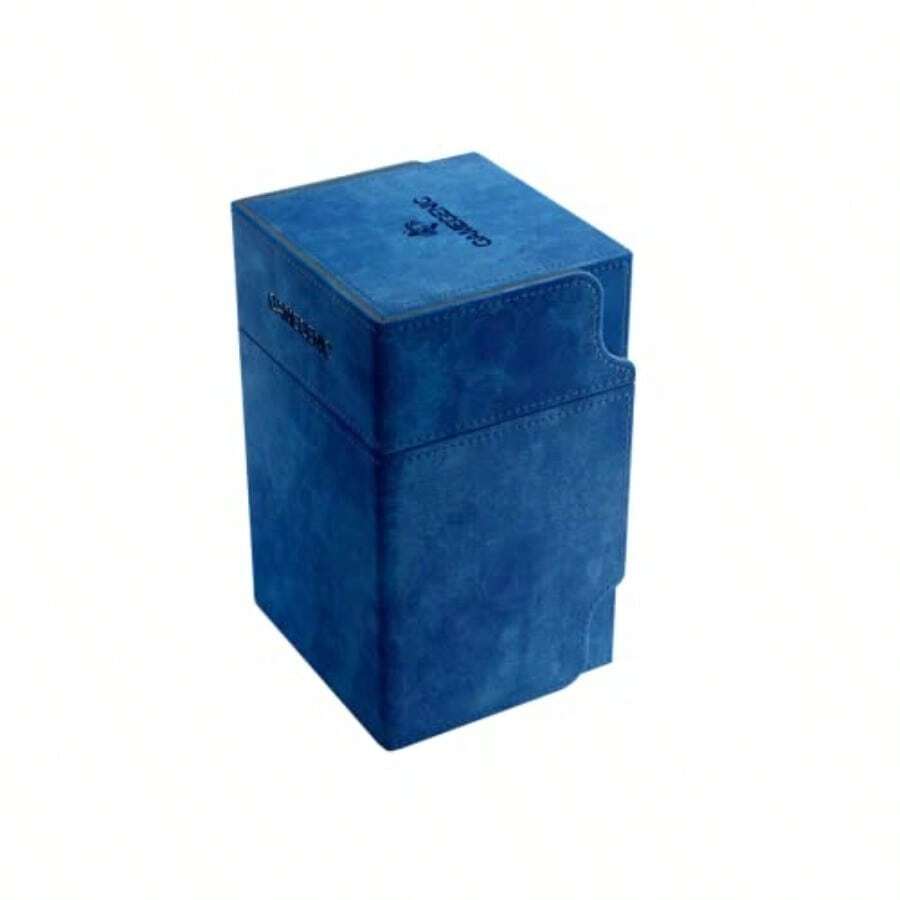Watchtower 100+ XL Convertible Deck Box Double-Sleeved Card Storage Card Game Protector Nexofyber Surface Holds Up To 100 Cards Blue Color Made By - Blue - View 1