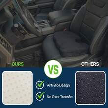 Gel Seat Cushion For Car Office - Memory Foam Pain Relief Chair Pillow Cushions - Tailbone Sciatica Coccyx Butt Lumbar Support Pad For Sitting Driving Traveling, Velvet, Black - 紫色 - 查看 7