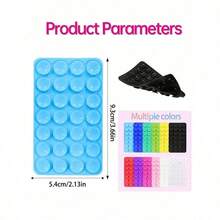 Giá đỡ điện thoại bằng silicon có giác hút, kẹp điện thoại hút chân không, Octobuddy, giá đỡ điện thoại dính, giá đỡ điện thoại dán dính cho điện thoại di động tương thích với iPhone, điện thoại Android, quà tặng sinh nhật, quà tặng gia đình, bạn bè, giá đỡ điện thoại phòng tắm, phụ kiện điện thoại, giá đỡ dính - Nhiều màu - Xem 2