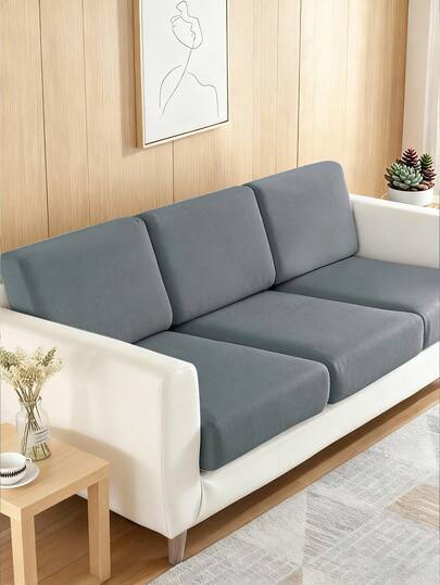 1/2/3/4件装牛奶丝面料，高弹力，防尘，防紫外线，防刮擦沙发靠垫套，适用于客厅、卧室、酒店及其他家居装饰场所。