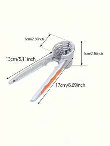 1pc-Chestnut Clamp Stainless Steel Chestnut Cutting Tool Pistachio Nut Bottle Opener Macadamia Nut Knife, Walnut Bottle Opener, Metal Nut Bottle Opener Pliers Multifunctional Nutcracker - Multicolor - View 5