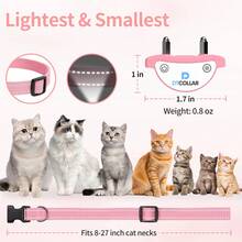 Collar de entrenamiento para gatos 2025 NUEVO, Collar de descarga eléctrica para gatos con control remoto, Collar anti-maullido para gatos, Control remoto/Antimaullido automático para gatos