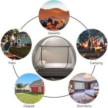 Mosquitero para Cama,Tienda de campaña Tipo Cama emergente de L79 xW47 xH55 con Fondo de Malla,Mosquitera portátil Plegable, hogar, Viajes, Dormitorio Escolar, Funda de Cama para niños y niñas(180*200*150cm) - Multicolor - Ver 6