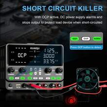 Dual-Channel Benchtop Power Supply, 4-In-1 Adjustable Power Supply, Serial-Parallel Function, Enhanced OCP/OVP Output Switch, Memory - 升級OCPOVP60V5A - 查看 9