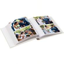 WSXC Personalized Wedding Photo Album Custom Engraved Picture Album Holds 200 4" X 6" Photos Leatherette And Laser Engraved Scrapbook Our Wedding - OurWedding - View 5