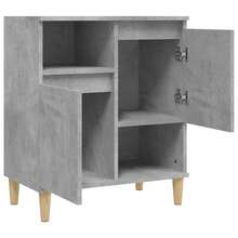 Credenza vidaXL Grigio Cemento 60x35x70 cm Materiale a base di legno - Multicolore - Visualizzare 5