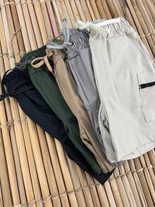 KIT WITH 3 CARGO SHORTS - EXCLUSIVE LAUNCH - 彩色 - 查看 7