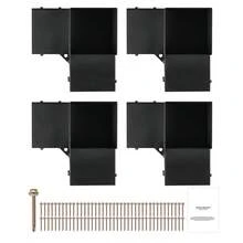 Staffe - 4 Stück 6 x 6 Zoll T-Stück - Visualizzare 8