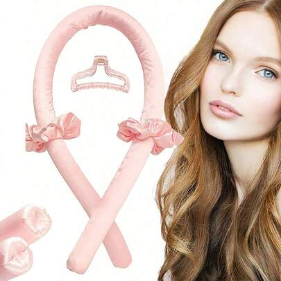 Bộ 4 chiếc dây buộc tóc uốn không dùng nhiệt, dây buộc tóc uốn khi ngủ, dụng cụ tạo kiểu tóc uốn sóng tự nhiên, máy uốn tóc, uốn tóc không dùng nhiệt, que uốn tóc, sản phẩm và phụ kiện làm tóc tại salon, đồ dùng cần thiết cho mùa tựu trường, đồ dùng không thể thiếu khi đi du lịch, phụ kiện tóc nữ, đồ dùng du lịch thiết yếu