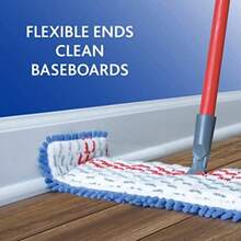 O-Cedar Hardwood Floor 'N More - Fregona de 3 acciones con 1 Recambio Extra | Fregona de Microfibra con Mango de 3 Piezas, Uso húmedo o seco, Rojo(3-Action Mop + Recambio) - Multicolor - Ver 5