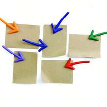 箭头冰箱贴纸，DIY文具贴纸，卡通风格可爱创意，趣味十足，防水，糖果贴纸，手机贴纸，可用于日记装饰、拼贴材料、剪贴簿、子弹笔记、笔记本、手工艺品、水瓶、吉他、滑板、自行车、摩托车、头盔、行李箱、手机和电脑。