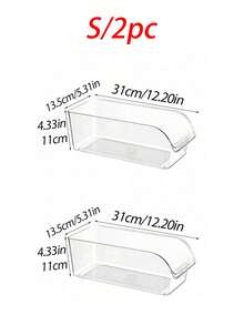 1 hộp/2 bộ hộp đựng đồ trong suốt bền chắc, hộp đựng đồ dung tích lớn có thể xếp chồng lên nhau, thích hợp cho tủ lạnh, tủ đông, tủ bếp, tủ đựng thực phẩm, hộp và tủ đựng đồ nhà bếp, phụ kiện nhà bếp, hộp sắp xếp tủ lạnh, hộp đựng đồ ăn nhẹ, lọ đựng gia vị, quà tặng ngày Valentine và quà tặng tựu trường. - Nhiều màu - Xem 18