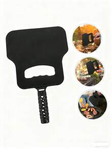 1pc HeatGuard Plastic Barbecue Fan, Outdoor Grill Manual Flame Intensifier, Non-Food Contact , Handheld Ignition Tool, Barbecue Accessory - Multicolor - View 2