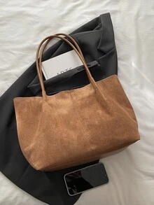 Modische Schultertasche mit großer Kapazität für Frauen, Design Shopper Tasche