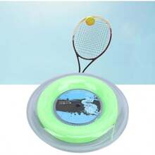 RiToEasysports Cadena de Raqueta de Tenis, Cuerda de Tenis de 200m de 200 M Cuerda de Tenis Fluorescente de Poliéster Fluorescente para Jugadores Ofensivos Que Buscan Durabilidad y Rendimiento(default) - Multicolor - Ver 9